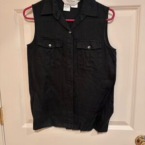 MaxMara Black Sleeveless Top